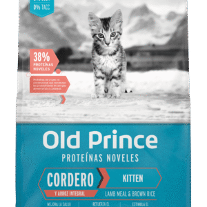 OLD PRINCE KITTEN CORDERO Y ARROZ X3KG