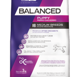 BALANCED CACHORRO RAZA MEDIANA X20KG